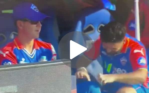 [Watch] Rishabh Pant Almost Breaks Ricky Ponting’s Knee While Venting His Frustration